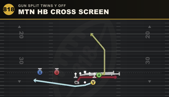 MTN HB CROSS SCREEN from Gun Split Twins Y Off