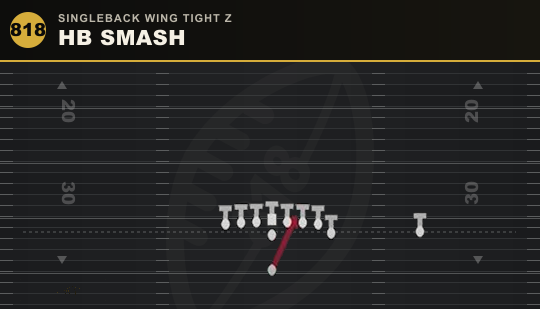 HB SMASH from Singleback Wing Tight Z
