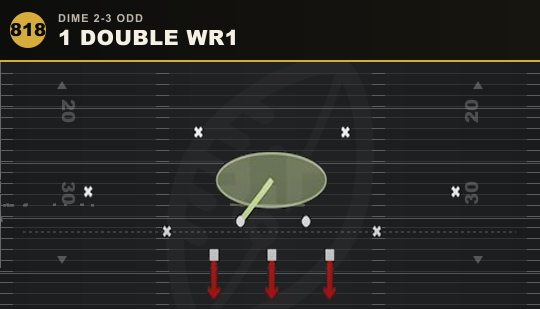 1 DOUBLE WR1 from Dime 2-3 Odd