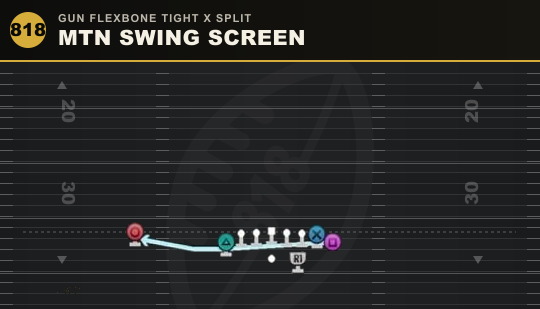 MTN SWING SCREEN from Gun Flexbone Tight X Split