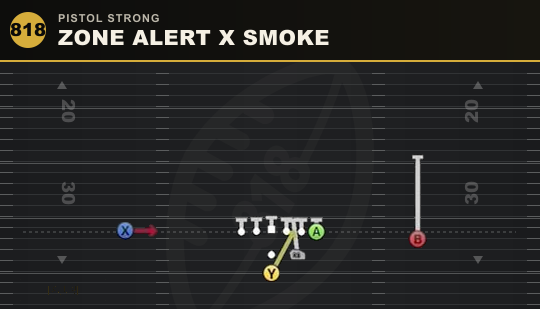 ZONE ALERT X SMOKE from Pistol Strong