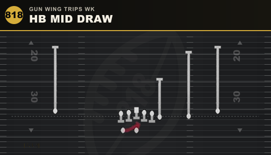 HB MID DRAW from Gun Wing Trips Wk