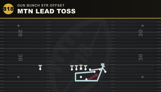 MTN LEAD TOSS from Gun Bunch Str Offset
