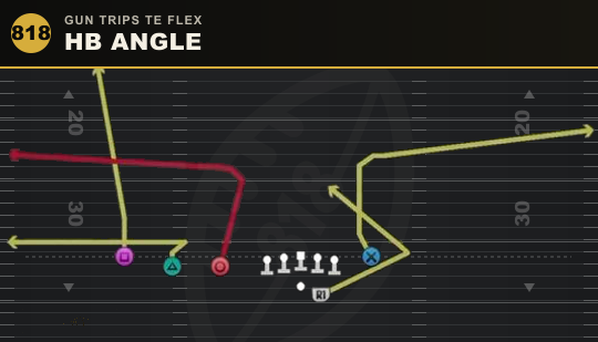 HB ANGLE from Gun Trips TE Flex