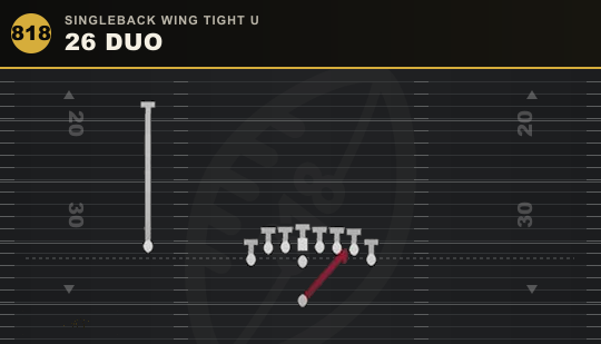 26 DUO from Singleback Wing Tight U
