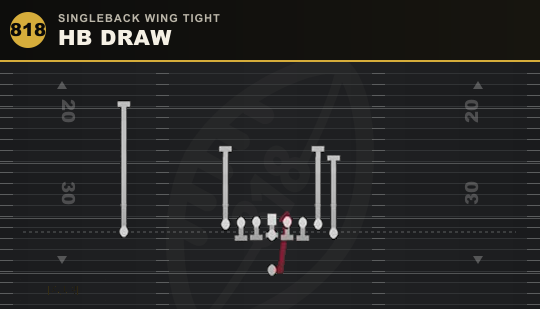 HB DRAW from Singleback Wing Tight