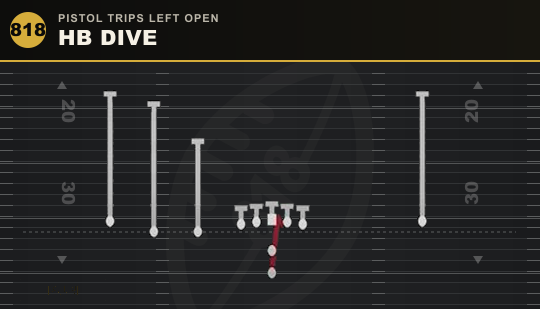 HB DIVE from Pistol Trips Left Open