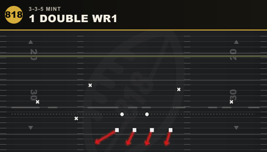 1 DOUBLE WR1 from 3-3-5 Mint