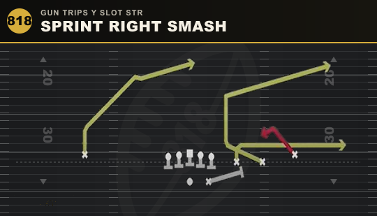 SPRINT RIGHT SMASH from Gun Trips Y Slot Str