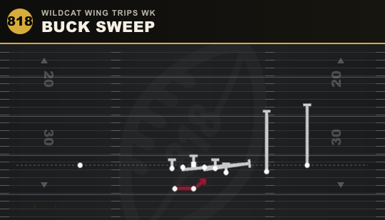 BUCK SWEEP from Wildcat Wing Trips Wk
