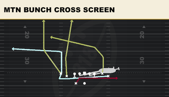 MTN BUNCH CROSS SCREEN from Tight Flex Wk