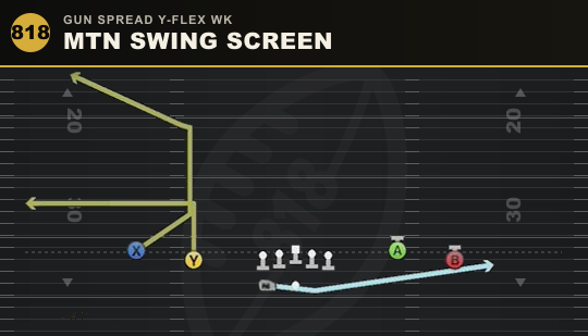 MTN SWING SCREEN from Gun Spread Y-Flex Wk
