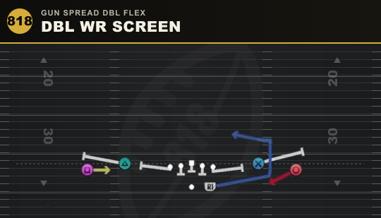 DBL WR SCREEN from Gun Spread Dbl Flex