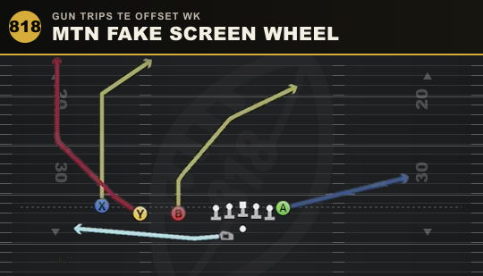 MTN FAKE SCREEN WHEEL from Gun Trips TE Offset Wk