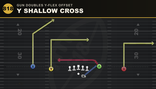 Y SHALLOW CROSS from Gun Doubles Y-Flex Offset
