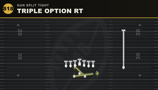 TRIPLE OPTION RT from Gun Split Tight