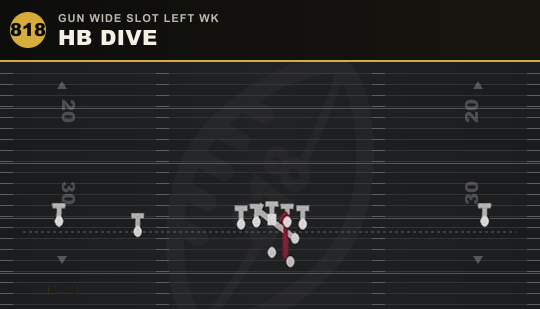 HB DIVE from Gun Wide Slot Left Wk