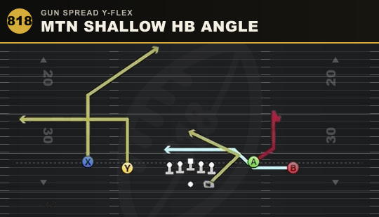 MTN SHALLOW HB ANGLE from Gun Spread Y-Flex