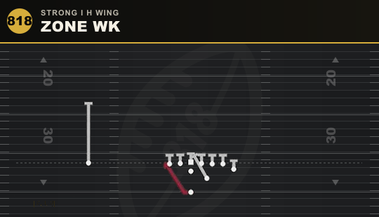ZONE WK from Strong I H Wing