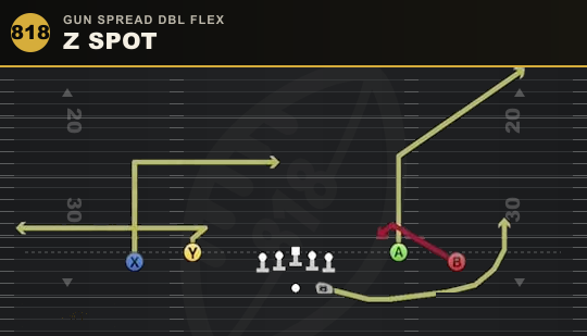 Z SPOT from Gun Spread Dbl Flex