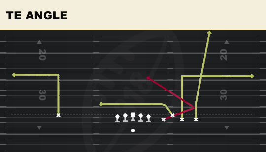 TE ANGLE from Bunch Quads Close