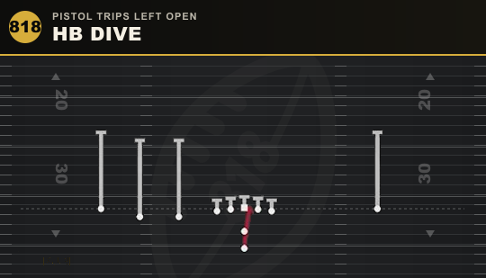 HB DIVE from Pistol Trips Left Open