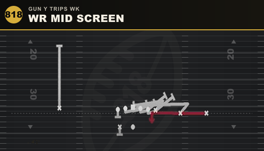 WR MID SCREEN from Gun Y Trips Wk