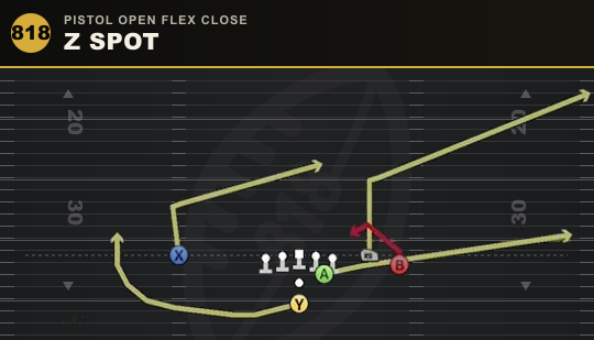 Z SPOT from Pistol Open Flex Close
