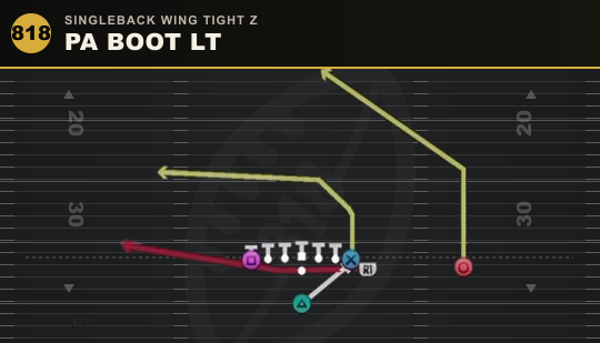 PA BOOT LT from Singleback Wing Tight Z
