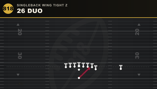 26 DUO from Singleback Wing Tight Z