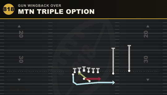 MTN TRIPLE OPTION from Gun Wingback Over