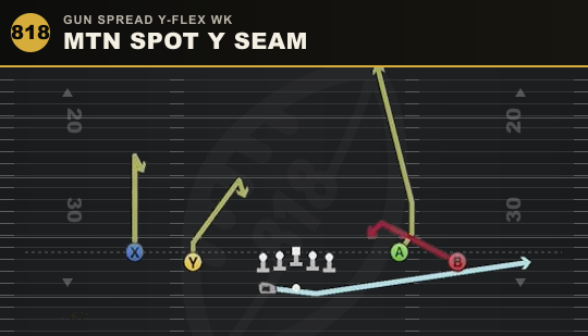 MTN SPOT Y SEAM from Gun Spread Y-Flex Wk