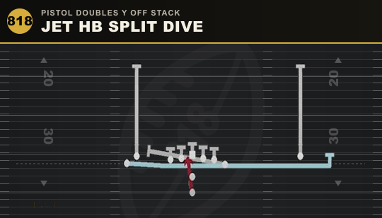 JET HB SPLIT DIVE from Pistol Doubles Y Off Stack