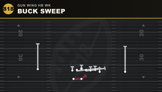 BUCK SWEEP from Gun Wing HB Wk
