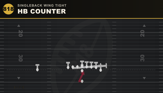 HB COUNTER from Singleback Wing Tight