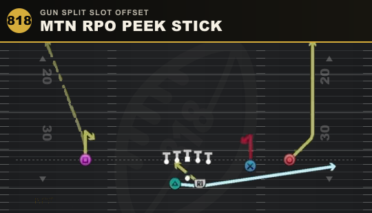 MTN RPO PEEK STICK from Gun Split Slot Offset