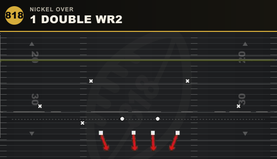 1 DOUBLE WR2 from Nickel Over
