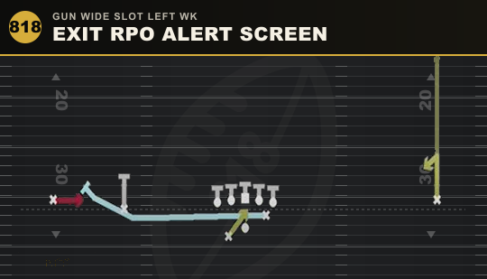 EXIT RPO ALERT SCREEN from Gun Wide Slot Left Wk