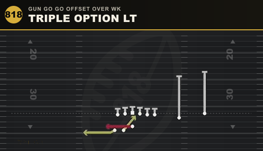 TRIPLE OPTION LT from Gun Go Go Offset Over Wk