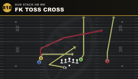 FK TOSS CROSS from Gun Stack HB Wk
