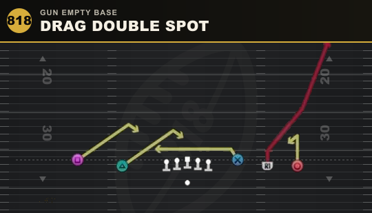 DRAG DOUBLE SPOT from Gun Empty Base