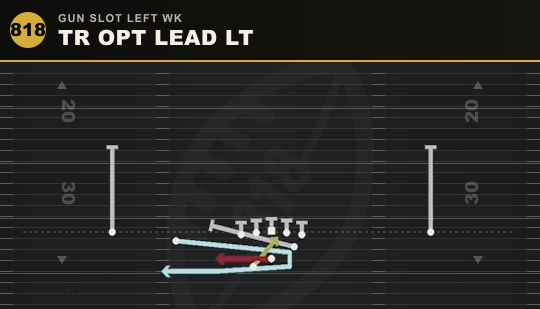 TR OPT LEAD LT from Gun Slot Left Wk