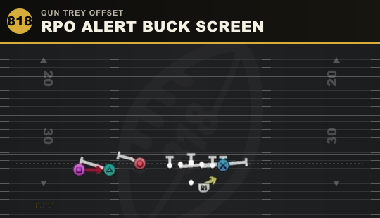 RPO ALERT BUCK SCREEN from Gun Trey Offset