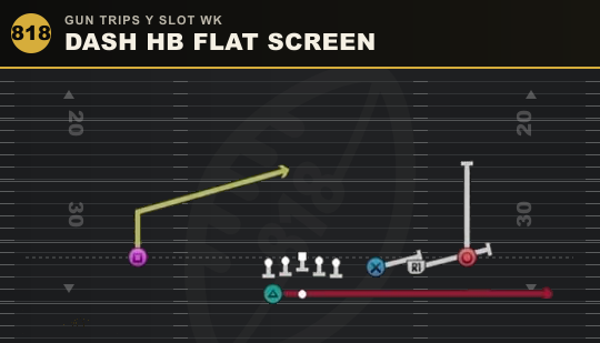 DASH HB FLAT SCREEN from Gun Trips Y Slot Wk