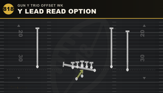 Y LEAD READ OPTION from Gun Y Trio Offset Wk