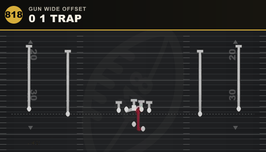 0 1 TRAP from Gun Wide Offset