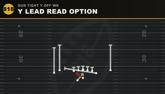 Y LEAD READ OPTION from Gun Tight Y Off Wk