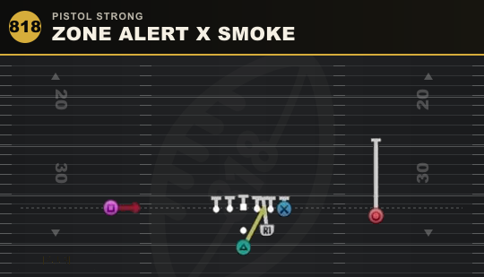 ZONE ALERT X SMOKE from Pistol Strong