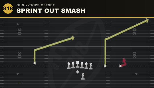 SPRINT OUT SMASH from Gun Y-Trips Offset