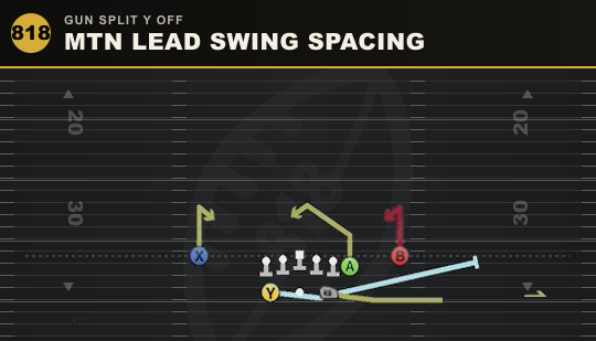 MTN LEAD SWING SPACING from Gun Split Y Off